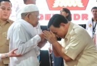 Prabowo Subianto Menghadiri Acara Konsolidasi Akbar Pengurus Gerindra Tangerang Raya di Lapangan Ahmad Yani, Tangerang, Minggu, 7 Juli 2023. (Dok. Tim Media Prabowo Subianto)