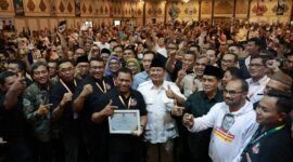 'Deklarasi Setia Prabowo: Dukungan Prabowo Presiden 2024' di Hotel Kartika Chandra, Jl Gatot Subroto, Jakarta Selatan. (Dok. Tim Media Prabowo)
