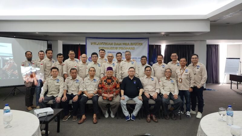 Foto: Pelantikan dan Pra Raker Pengurus Perkumpulan Profesi Pasar Modal Indonesia (PROPAMI) Masa bahkti 2023-2026, di Grand Kemang Hotel, Jakarta (26/11/23). (Doc.PROPAMI/Panji)