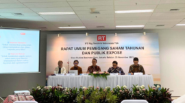 Foto: pemaparan publik yang dilakukan oleh Direktur PT Rig Tenders Indonesia Tbk, Bapak Iriawan Hartana, di Jakarta pada tanggal 23 November 2023. (Safa/infoemiten.com)