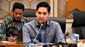 Komandan Tim Komunikasi TKN Prabowo Subianto dan Gibran Rakabuming Raka, Budisatrio Djiwandono. (Dok Dpr.go.id)