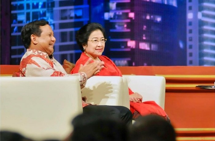 Ketua Umum Partai Gerindra, Prabowo SUbianto Bersama Ketua Umum Partai PDI Perjuangan, Megawati Setiawati. (Instagram.com/@prabowo)