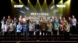 Bank Rakyat Indonesia (Persero) Tbk atau BRI berhasil menjadi Top Local Bank pada “Pertamina Appreciation Night” yang diselenggarakan di Jakarta pada Selasa, 5 Maret 2024. (Dok.BRI)