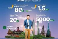BRI bekerja sama dengan maskapai penerbangan PT Citilink Indonesia menggelar Citilink Online Travel Fair (COTF) Spesial Ramadan. (Dok. BRI)