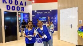 Foto: Stand KODAI DOOR di HALL 5 Booth 5-B-7 hadir dengan Pintu Baja Motif Kayu dan Engineering Door acara Indo Build Tech 2024 di ICE BSD dari 12-16 Juni 2024. (12/6/24) . (Doc.Ist)