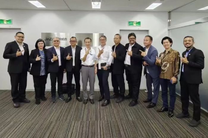 Foto : Delegasi dari Badan Nasional Sertifikasi Profesi (BNSP), Kementerian Ketenagakerjaan (Kemnaker), dan Kamar Dagang dan Industri Indonesia (Kadin) bertemu dengan Zensho Holding Co., Ltd. , Tokyo, Jepang (11/7/24). (Doc.Ist)