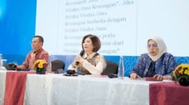 Foto : Konvensi Nasional RSKKNI Perkuat Kompetensi dan Perlindungan Konsumen di Sektor Jasa Keuangan di Double Tree by Hilton Honors Hotel di Surabaya (9/7/24). (Doc.Ist)