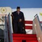 Presiden RI Prabowo Subianto tiba di Jakarta tepatnya di Bandara Halim Perdana Kusuma Jakarta pukul 05:30 WIB. (Dok. TIm Komunikasi Prabowo Subianto)