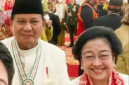 Ketua Umum PDI Perjuangan Megawati Soekarnoputri bersama Presiden Ri dan juga Ketua Umum Partai Gerindra, Prabowo Subianto. (Instagram.com/@presidenmegawati)

