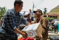 BRI Peduli bergerak cepat menyalurkan bantuan tanggap bencana bagi warga terdampak banjir di berbagai wilayah di Jabodetabek. (Dok. BRI)