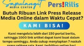 Sapulangit Media Center (SMC) melayani jasa manajemen reputasi, pencitraan dan pemulihan nama baik melalui implementasi publikasi press release di jaringan media online. Informasi lebih lanjut, hubungi 0853 1555 7788 (WhatsApp). (Dok. Sapulangit.com).