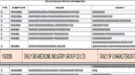 FDA Device Master File Information