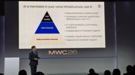 Andy Hicks releasing voice evolution white paper at MWC 2026