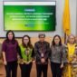 Akademisi & Praktisi Sektor Keuangan Ibrahim K. Rohman, Direktur Eksekutif AFPI Yasmine M. Sembiring, Direktur Keuangan AdaKami Valentina Juveline, Deputi Direktur Pengawasan Usaha Pembiayaan Berbasis Teknologi OJK Anjar Sumarjati, Kepala Kajian Transformasi Digital & Studi Perilaku LPEM FEB UI Prani Sastiono, Direktur Kelompok Spesialis Riset & Widyaiswara OJK Institute Ida R. Sipahutar & Kepala LPEM FEB UI Chaikal Nuryakin, dalam konferensi pers Diseminasi Kajian Dampak Fintech Lending Terhadap Kondisi Sosial Ekonomi Masyarakat: Studi Kasus AdaKami.