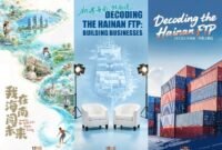 Posters for the three series of Decoding the Hainan FTP