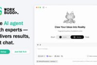 WorkBuddy (atas) dan Miora (bawah) merupakan dua agen AI terbaru yang melengkapi "agent playground" milik Tencent Cloud yang terus berekspansi.