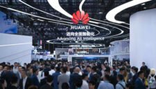 Huawei's MWC Shanghai 2026 booth in Hall N1