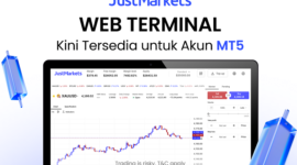Platform trading berbasis browser yang kini tersedia bagi seluruh klien di negara-negara yang didukung. (Dok. JustMarkets )