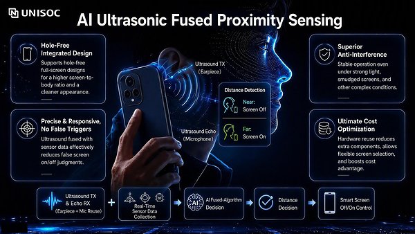UNISOC AI Ultrasonic Fused Proximity Sensing