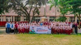 Siswa kelas 5 di SDN Jampang 01 dan SDN Karang Tengah 07, Bogor, mengikuti Biodiversity Fun Class (BDFC) 2026 yang diselenggarakan PT Asuransi MSIG Indonesia (MSIG Indonesia). (Dok. MSIG Indonesia)