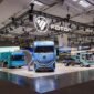 BAIC FOTON showcases commercial vehicles.
