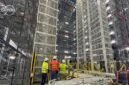 A glimpse of the newly automated warehouse.