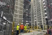 A glimpse of the newly automated warehouse.